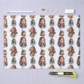 Design des Stammmusters eines systemeigenen Amerik Seidenpapier (Handwerk)