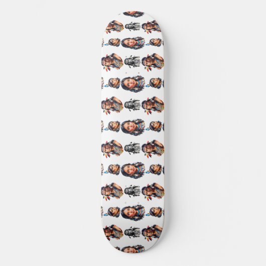 Design des Stammmusters eines systemeigenen Amerik Skateboard (Vorderseite)