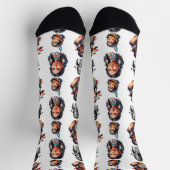 Design des Stammmusters eines systemeigenen Amerik Socken (Oben)
