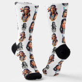 Design des Stammmusters eines systemeigenen Amerik Socken (Gewinkelt)