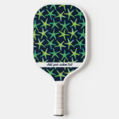 Design des Starfish Beach Themes Pickleball Schläger (Rückseite)