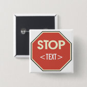 Design des STOPP-Zeichens anpassen,<TEXT> Button (Vorne & Hinten)