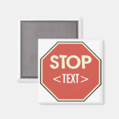 Design des STOPP-Zeichens anpassen,<TEXT> Magnet (Vorderseite/Rückseite)