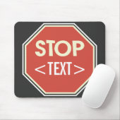Design des STOPP-Zeichens anpassen,<TEXT> Mousepad (Mit Mouse)