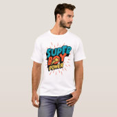 Design des Super Boy Power T - Shirt (Vorne ganz)