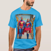Design des Superhero Educators T-Shirt (Vorderseite)