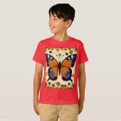 Design des T - Shirt abstrakt Butterfly Wings (Vorne ganz)