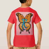 Design des T - Shirt abstrakt Butterfly Wings (Rückseite)