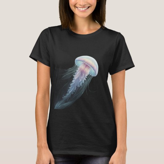 Design des T - Shirt Deep Sea Jellyfish (Vorderseite)