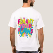 Design des T - Shirt "Flaune Deine Fehler": (Rückseite)