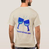 Design des T - Shirt für coole Getränke (Rückseite)