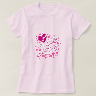 Design des T - Shirt selbst-Liebe - lebendig und i