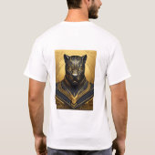 Design des T - Shirt Tribal Geometric Lion (Rückseite)