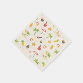 Design des tropischen Sommerstrandes Serviette (Ecke)