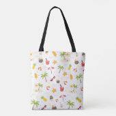 Design des tropischen Sommerstrandes Tasche (Rückseite)