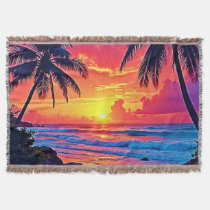 Design des tropischen Sonnenuntergangs Decke