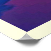 Design des tropischen Sonnenuntergangs Poster (Ecke)
