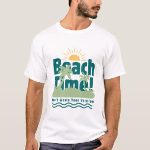 Design des tropischen Strandurlaubs T-Shirt
