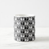 Design des überprüften Fragezeichens Kaffeetasse (Mittel)