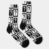 Design des überprüften Fragezeichens Socken (Rechts)