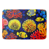 Design des Unterwasserriffs Badematte (Vorderseite)