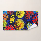 Design des Unterwasserriffs Badhandtuch Set (Handtuch)