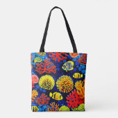 Design des Unterwasserriffs Tasche (Rückseite)