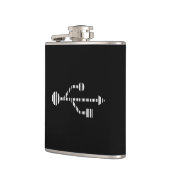Design des USB LOGO BAR CODE-Computermusters Flachmann (Links)
