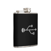 Design des USB LOGO BAR CODE-Computermusters Flachmann (Rechts)