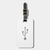 Design des USB LOGO BAR CODE-Computermusters Gepäckanhänger (Vorderseite vertikal)