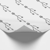 Design des USB LOGO BAR CODE-Computermusters Geschenkpapier (Ecke)