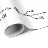 Design des USB LOGO BAR CODE-Computermusters Geschenkpapier (Rolleneckpunkt)