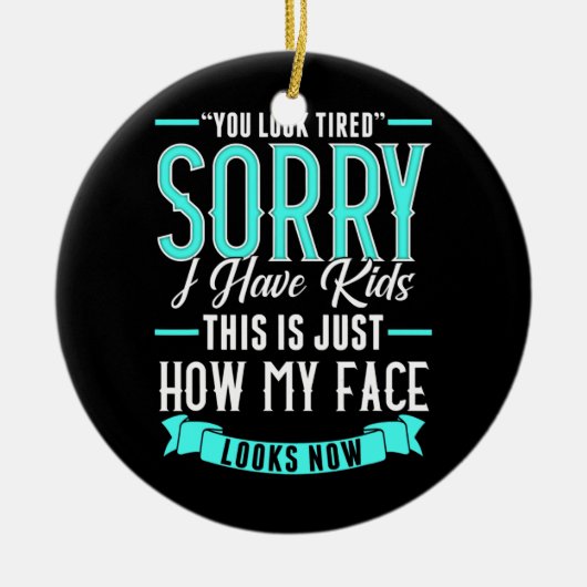 Design des Vaters für die Elternschaft von Inspiri Keramik Ornament (Vorne)