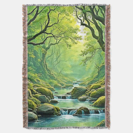Design des verzauberten Waldschlammes Decke (Vorderseite Vertikal)