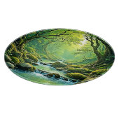 Design des verzauberten Waldschlammes Schneidebrett (Ecke)