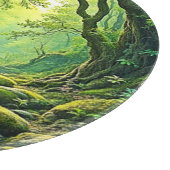 Design des verzauberten Waldschlammes Schneidebrett (Ecke)