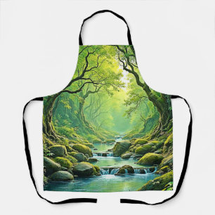 Design des verzauberten Waldschlammes Schürze