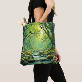 Design des verzauberten Waldschlammes Tasche