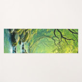 Design des verzauberten Waldschlammes Yogamatte (Vorderseite (Horizontal))