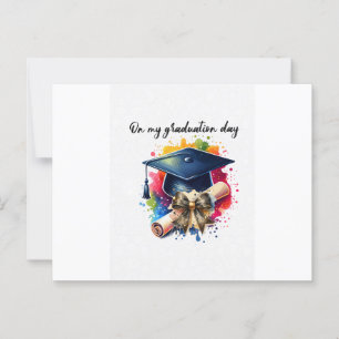 Design des Vintagen Minimalistischen Retro-Abschlu Postkarte
