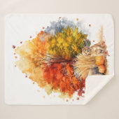 Design des Wasserfarbenfalles - Golden Retriever Sherpadecke (Vorderseite (Horizontal))