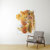 Design des Wasserfarbenfalles - Golden Retriever Wandteppich (Beispiel)