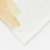 Design des Wasserfarbenfallhundes - Beagle Fleecedecke (Ecke)