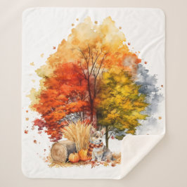 Design des Wasserfarbenfallhundes - Corgi Sherpadecke