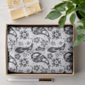Design des weißen Blumenmusters Seidenpapier (Geschenk)
