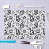 Design des weißen Blumenmusters Seidenpapier (Handwerk)