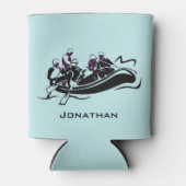 Design des White Water River Rafting Dosenkühler (Vorderseite)