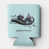 Design des White Water River Rafting Dosenkühler (Rückseite)