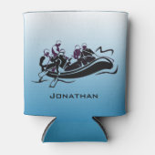 Design des White Water River Rafting Dosenkühler (Vorderseite)