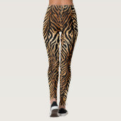 Design des "Wild Animal Symmetric Pattern" 3 Leggings (Rückseite)